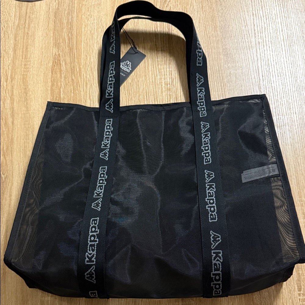 Kappa Black Mesh Carryall